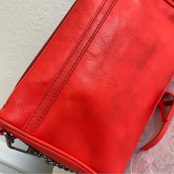 Rebecca Minkoff coral red mini MAC crossbody bag - Picture 4 of 8